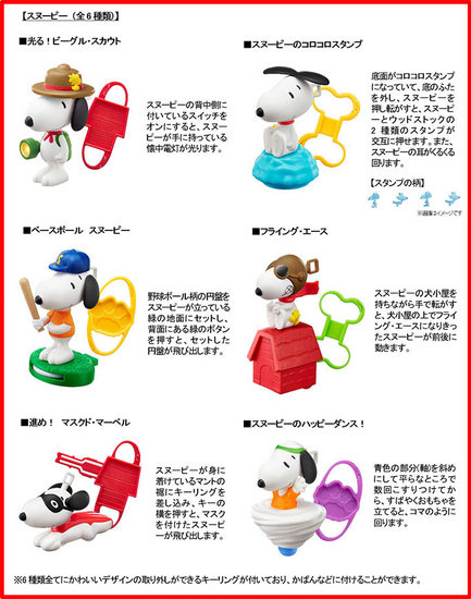 ハッピーセットのスヌーピー6種類おもちゃ2018年2月16日から.jpg